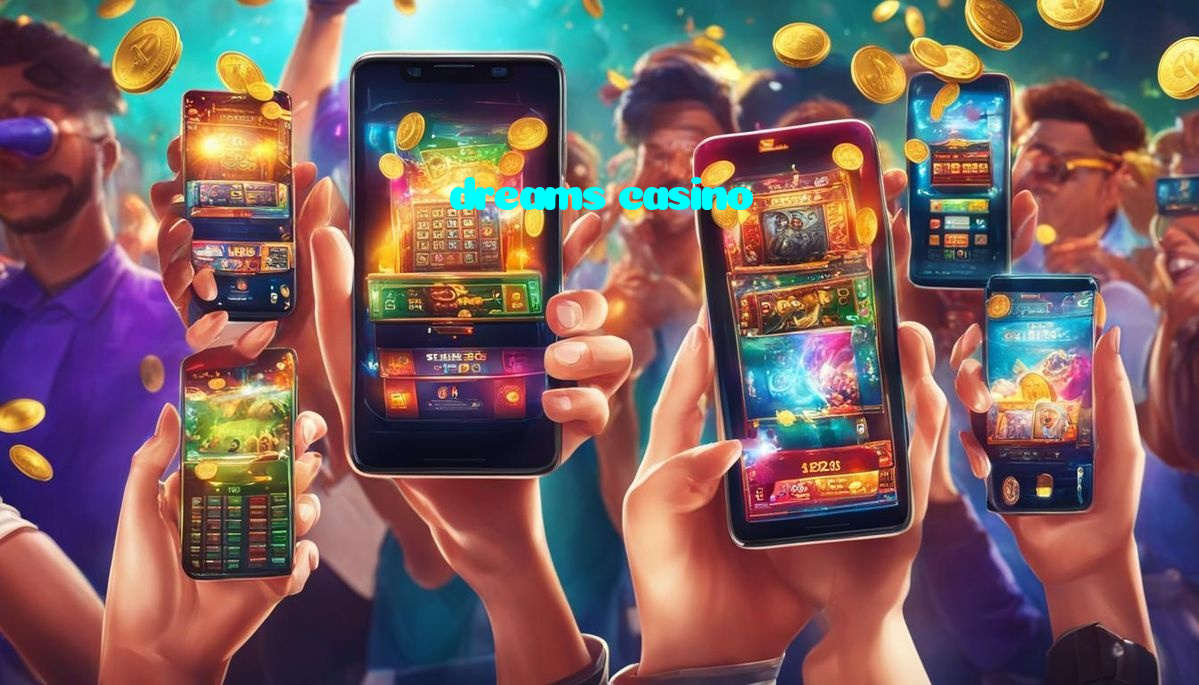 dreams casino casino presented on mobile device in Pakistan with slots and live games